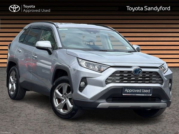Toyota RAV4 SUV, Petrol Hybrid, 2021, Silver