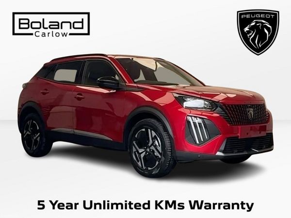Peugeot 2008 SUV, Petrol Hybrid, 2026, Red