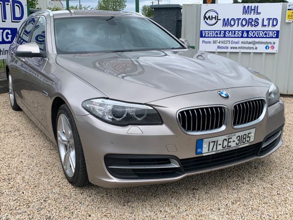 BMW 5-Series Estate, Diesel, 2017, Silver