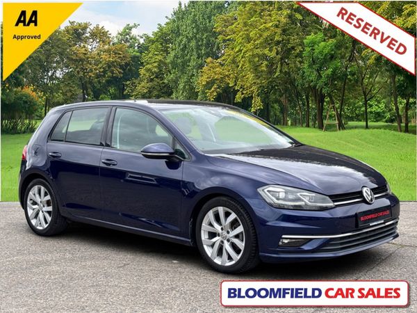 Volkswagen Golf Hatchback, Petrol, 2017, Blue