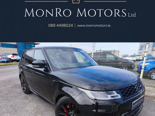 Land Rover Range Rover Sport SUV, Petrol Plug-in Hybrid, 2021, Black