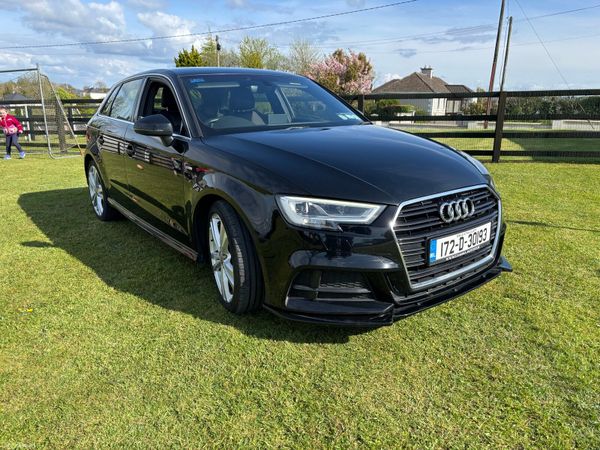 Audi A3 Hatchback, Diesel, 2017, Black