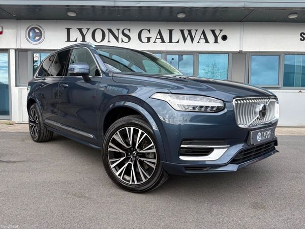Volvo XC90 SUV, Petrol Plug-in Hybrid, 2022, Blue