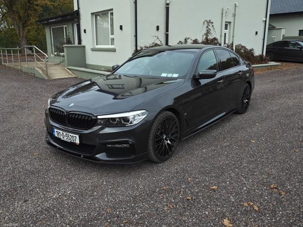 BMW 5-Series Saloon, Petrol Plug-in Hybrid, 2018, Grey