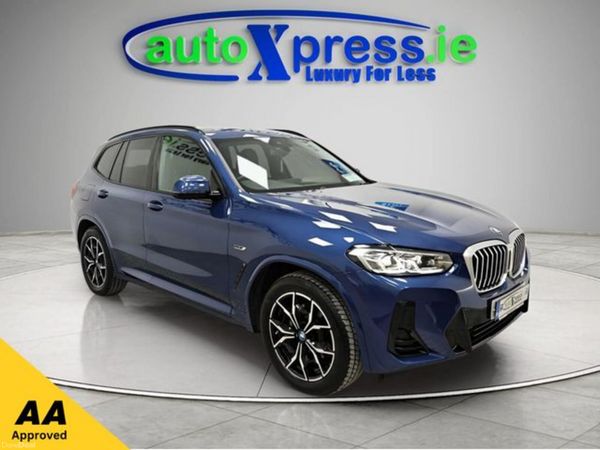 BMW X3 SUV, Petrol Plug-in Hybrid, 2022, Blue