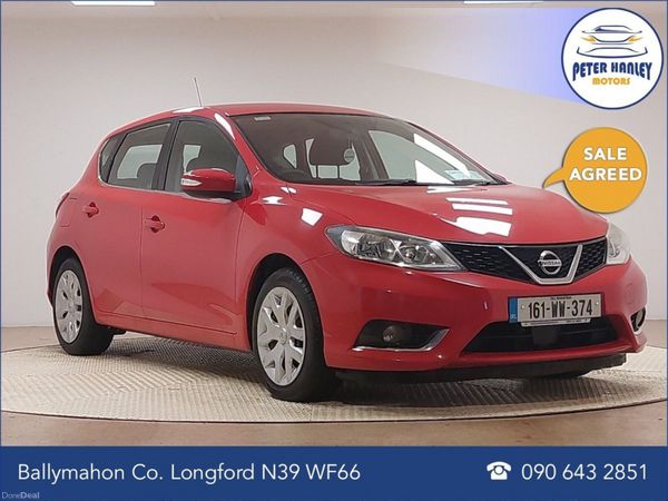 Nissan Pulsar Hatchback, Diesel, 2016, Red