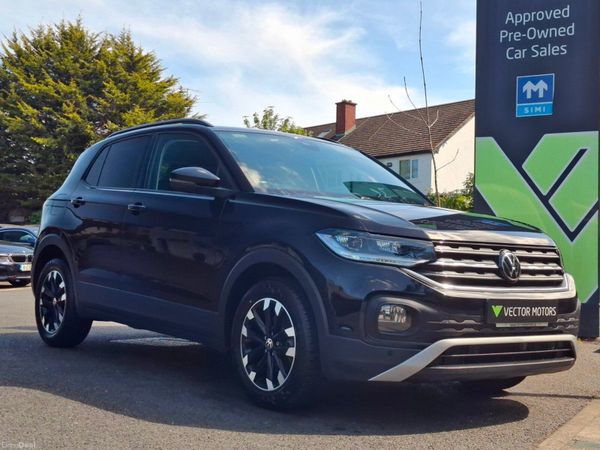 Volkswagen T-Cross SUV, Petrol, 2021, Black