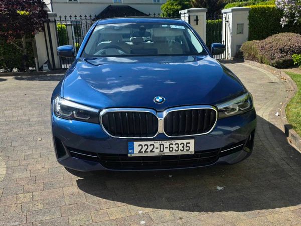 BMW 5-Series Saloon, Diesel, 2022, Blue
