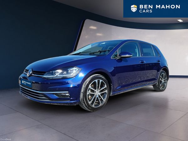 Volkswagen Golf Hatchback, Diesel, 2019, Navy
