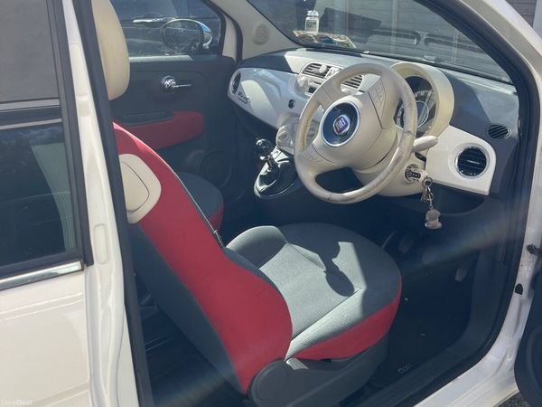 Fiat 500 Convertible, Petrol, 2015, White