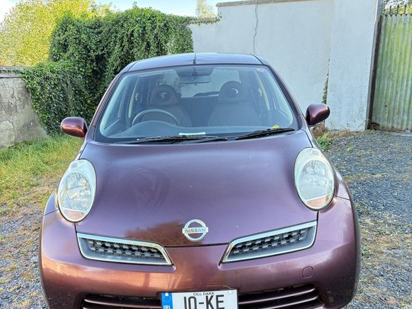 Nissan March Hatchback, Petrol, 2010, Red