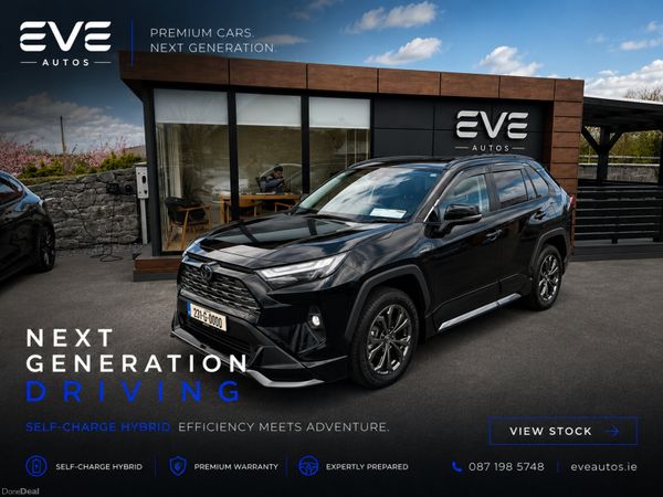 Toyota RAV4 SUV, Petrol Hybrid, 2023, Black
