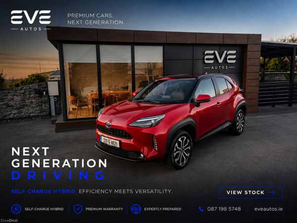 Toyota Yaris Cross Hatchback, Petrol Hybrid, 2023, Red
