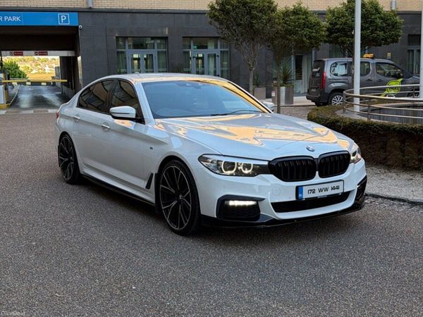 BMW 5-Series Saloon, Diesel, 2017, White