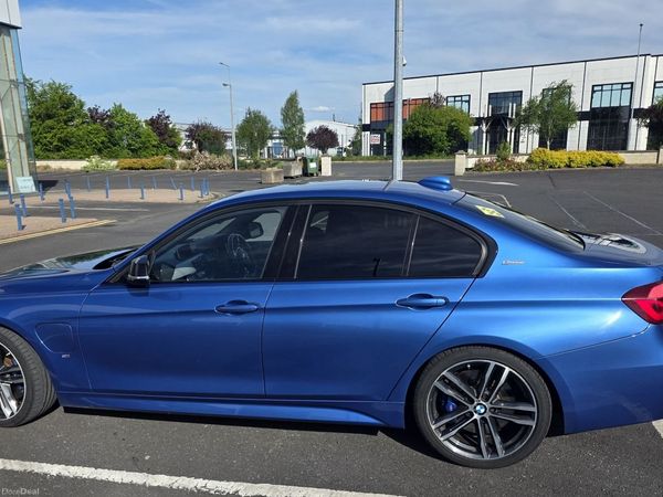 BMW 3-Series Saloon, Petrol Plug-in Hybrid, 2017, Blue