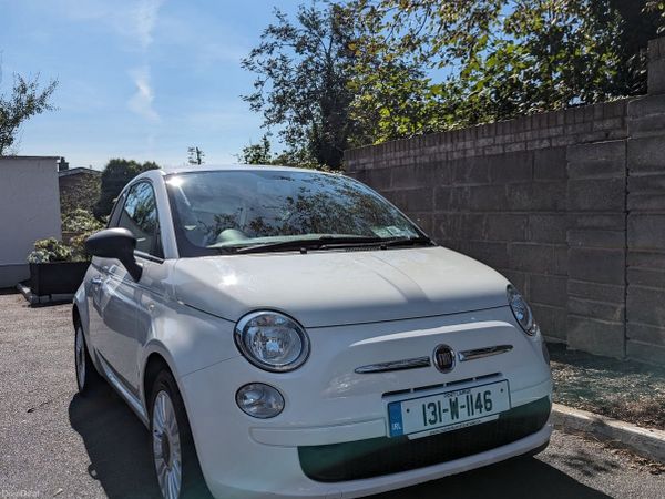 Fiat 500 Hatchback, Petrol, 2013, White