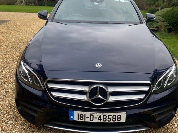 Mercedes-Benz E-Class Saloon, Petrol Plug-in Hybrid, 2018, Blue