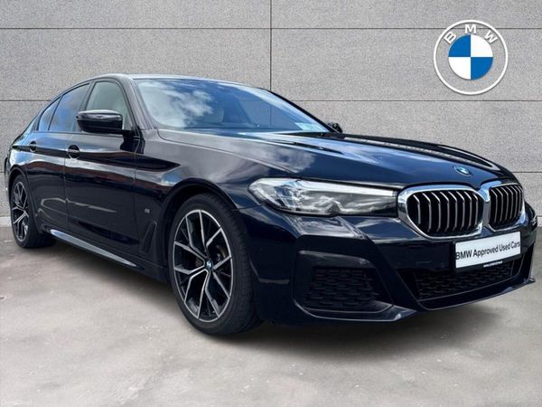 BMW 5-Series Saloon, Diesel, 2021, Black