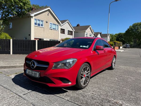 Mercedes-Benz CLA Saloon, Petrol, 2014, Red