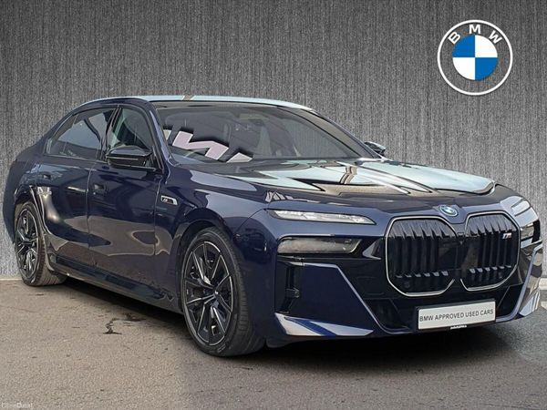 BMW 7-Series Saloon, Petrol Plug-in Hybrid, 2025, Blue