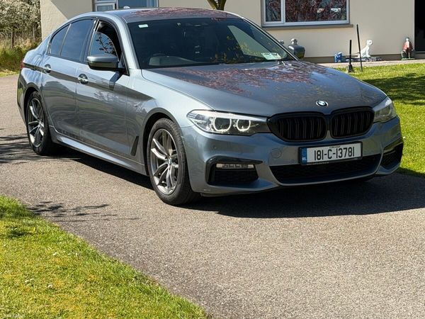 BMW 5-Series Saloon, Diesel, 2018, Blue