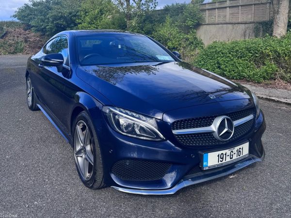 Mercedes-Benz C-Class Coupe, Petrol, 2019, Blue