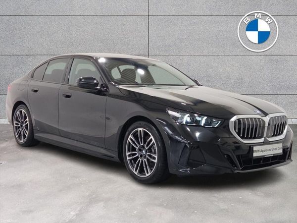 BMW 5-Series Saloon, Petrol Plug-in Hybrid, 2026, Black