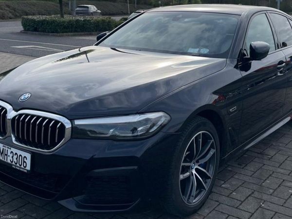 BMW 5-Series Saloon, Petrol Plug-in Hybrid, 2022, Black