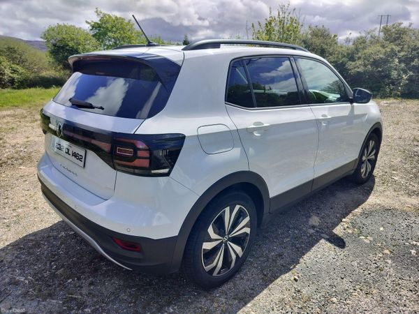 Volkswagen T-Cross Hatchback, Petrol, 2023, White