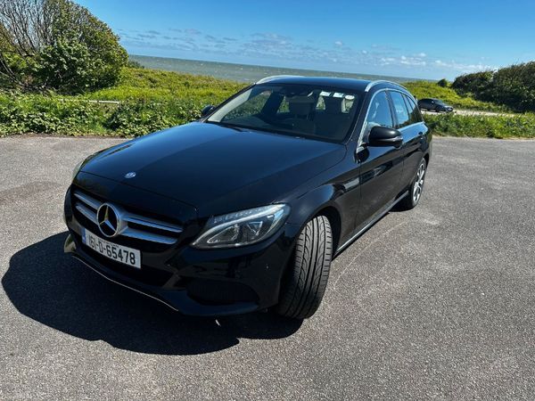 Mercedes-Benz C-Class Estate, Petrol Plug-in Hybrid, 2016, Black