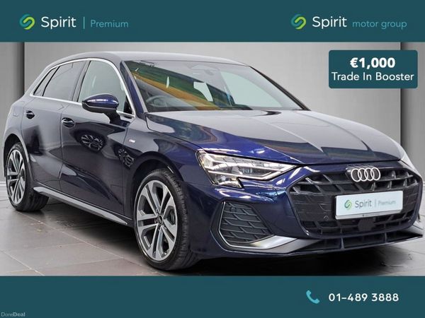 Audi A3 Hatchback, Petrol Plug-in Hybrid, 2026, Blue