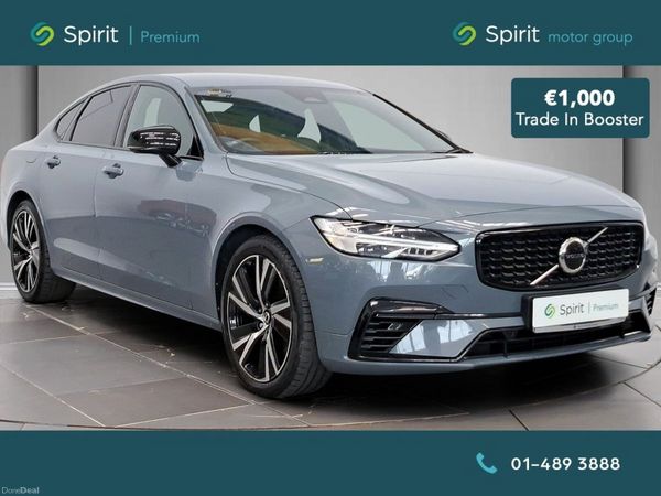Volvo S90 Saloon, Petrol Plug-in Hybrid, 2022, Grey