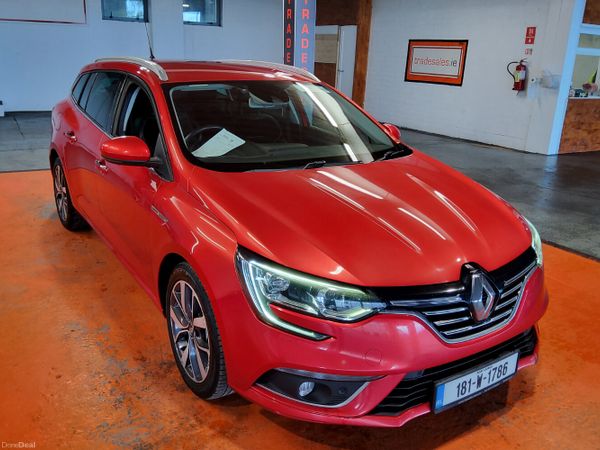 Renault Megane Estate, Diesel, 2018, Red