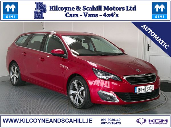 Peugeot 308 Estate, Diesel, 2016, Red