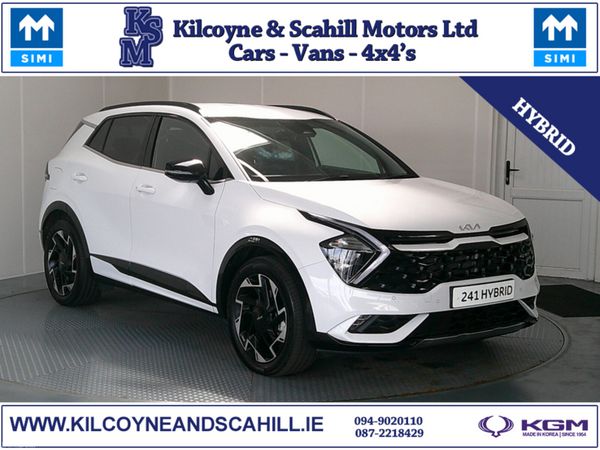 Kia Sportage SUV, Petrol Plug-in Hybrid, 2024, White