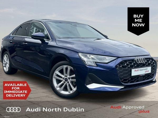 Audi A3 Saloon, Petrol Hybrid, 2024, Blue