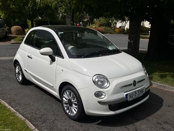 Fiat 500 Hatchback, Petrol, 2014, White