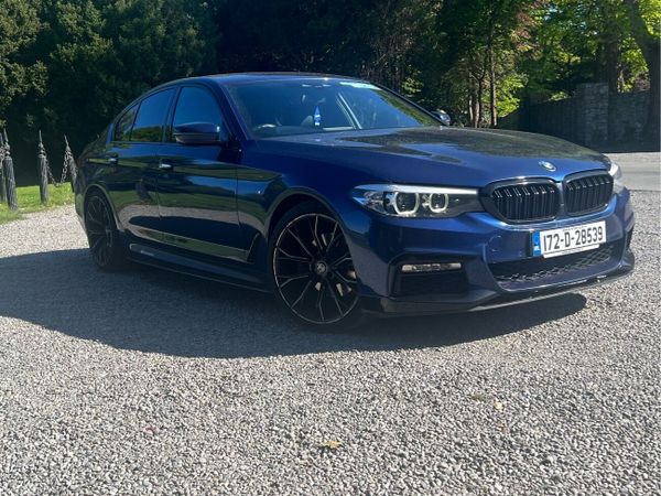 BMW 5-Series Saloon, Diesel, 2017, Blue