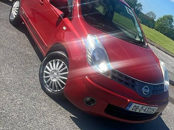Nissan Note MPV, Petrol, 2008, Red
