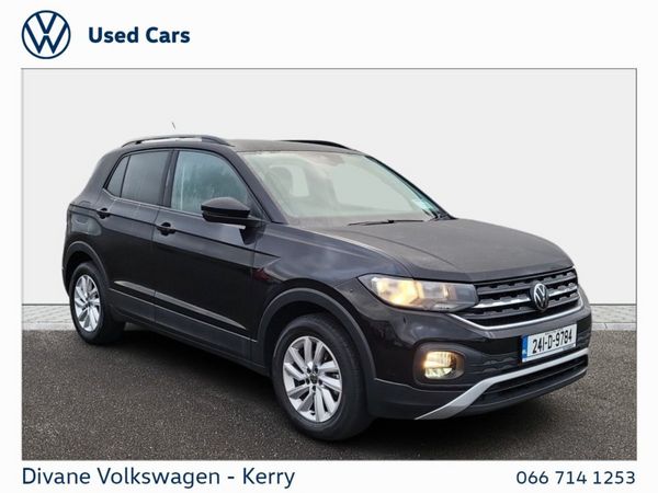 Volkswagen T-Cross SUV, Petrol, 2024, Black