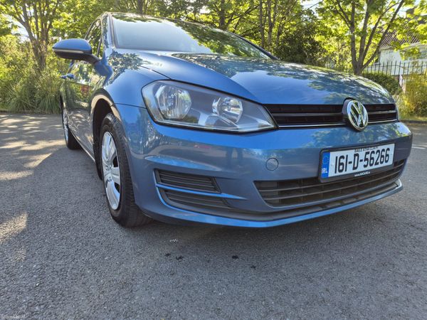 Volkswagen Golf Hatchback, Diesel, 2016, Blue