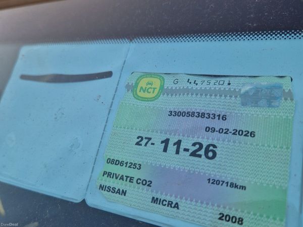 Nissan Micra Hatchback, Petrol, 2008, Silver
