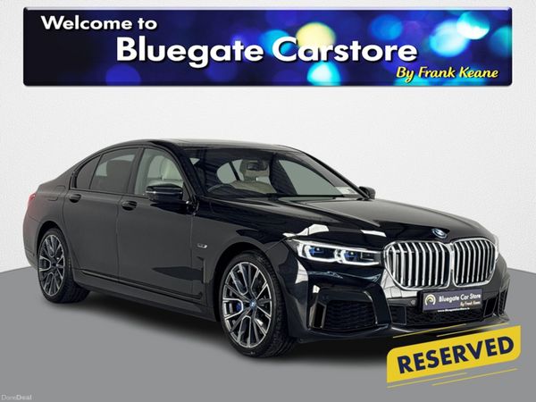 BMW 7-Series Saloon, Petrol Plug-in Hybrid, 2022, Black