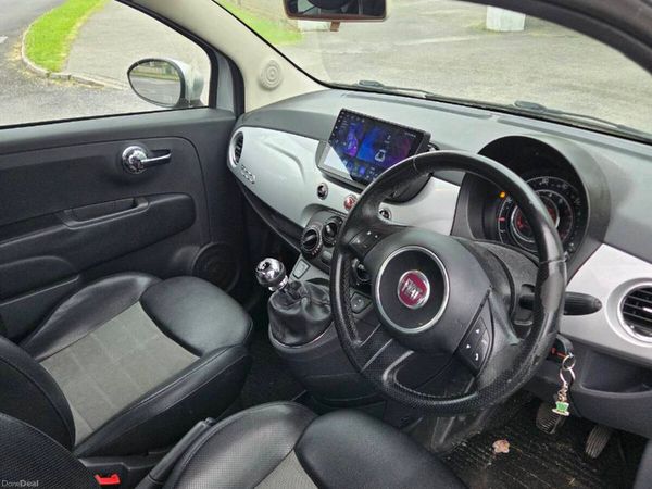 Fiat 500 Hatchback, Petrol, 2008, Silver
