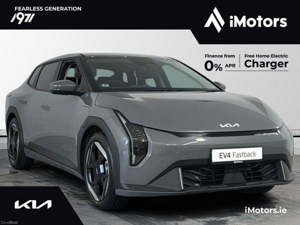 Kia EV4 Saloon, Electric, 2026, Grey