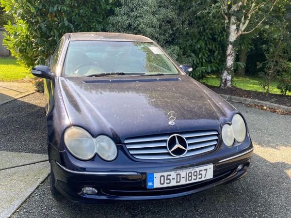 Mercedes-Benz CLK Coupe, Petrol, 2005, Blue