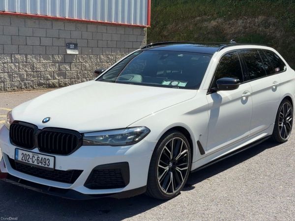 BMW 5-Series Estate, Diesel, 2020, White