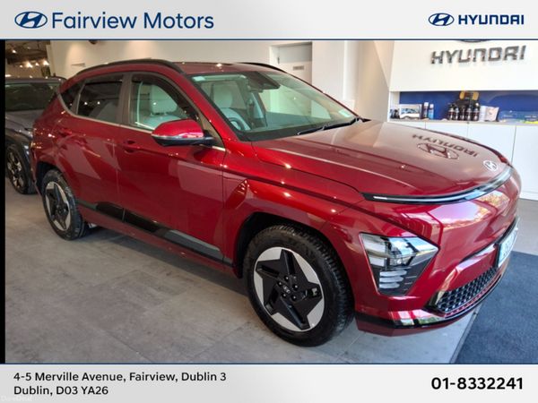 Hyundai KONA SUV, Electric, 2025, Red
