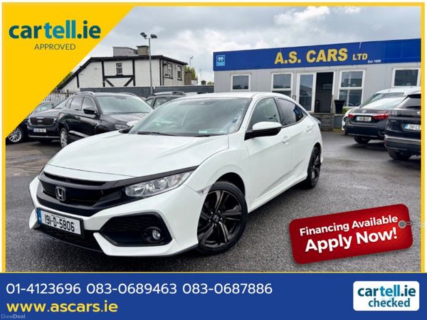 Honda Civic Hatchback, Petrol, 2019, White