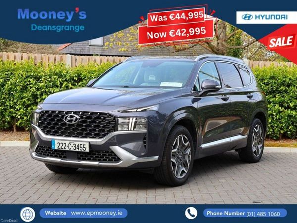 Hyundai Santa Fe SUV, Petrol Plug-in Hybrid, 2022, Blue